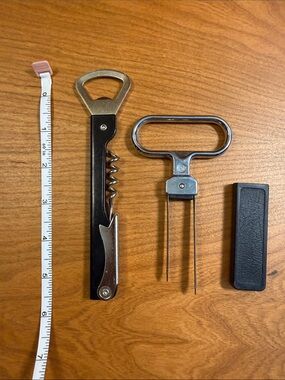 FGB Italian  two pronged cork puller and waiters corkscrew lot of 2